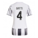 Juventus Federico Gatti #4 Replike Domaci Dres za Ženska 2025-26 Kratak Rukav